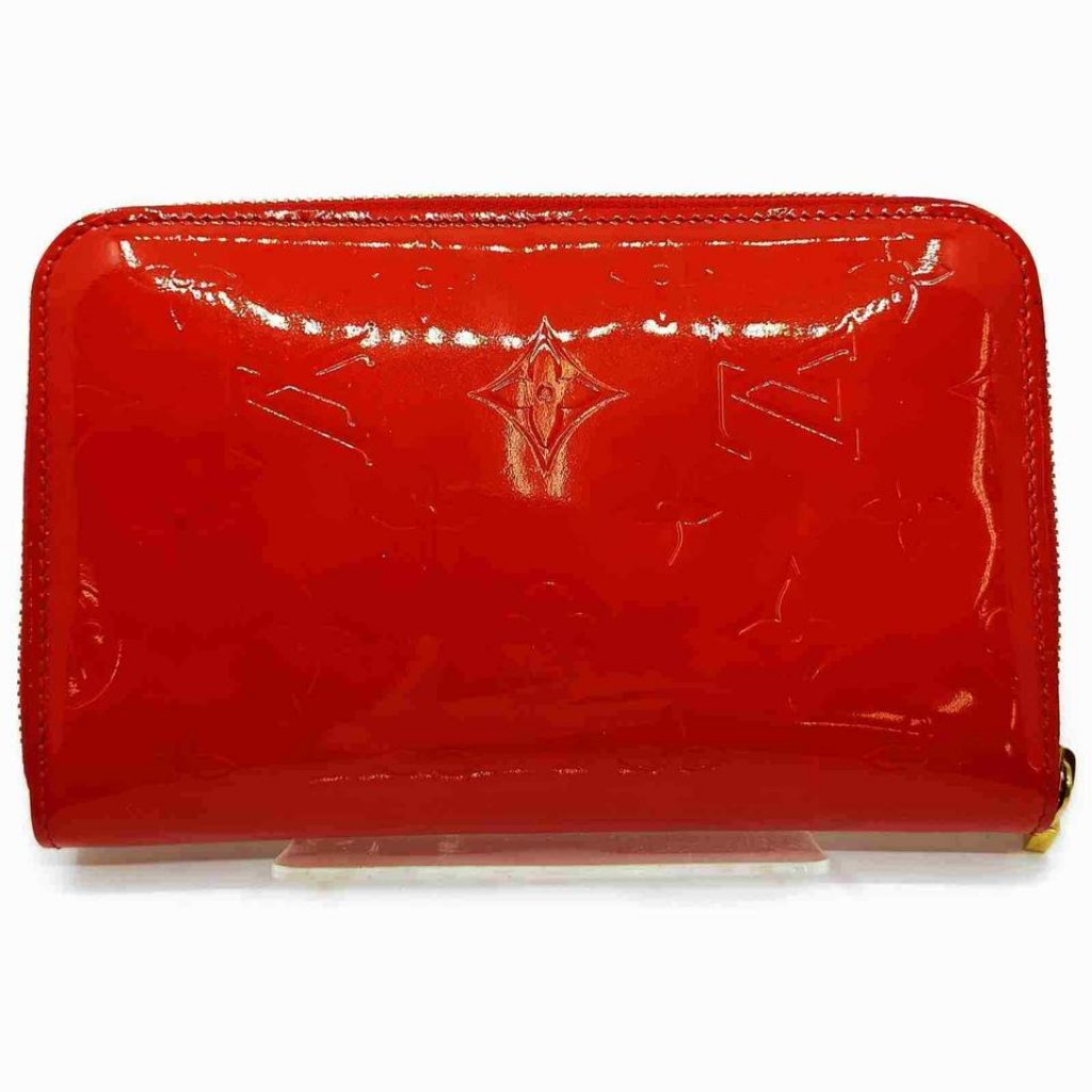 Louis Vuitton Monogram Vernis Red Zippy Organizer
